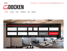 Tablet Screenshot of docken.dk