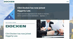 Desktop Screenshot of docken.com